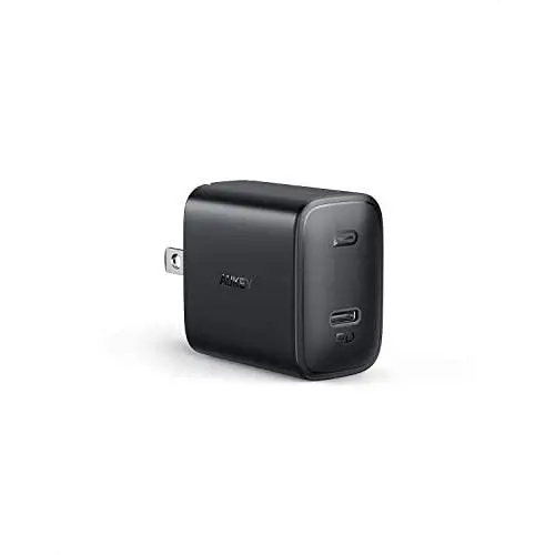 USB C Charger AUKEY 18W iPhone Fast Charger with Foldable Plug & Power Delivery 3.0, Compact PD Charger Adapter Type C Wall Charger for iPhone 11 Pro Max SE, iPad Pro, AirPods Pro, Pixel 4 XL, Switch USB C Charger AUKEY 18W iPhone Fast Charger with Foldable Plug & Power Delivery 3.0, Compact PD Charger Adapter Type C Wall Charger for iPhone 11 Pro Max SE, iPad Pro, AirPods Pro, Pixel 4 XL, Switch