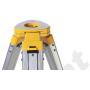 Surveying Tripod, Aluminum Survey Tripod With 5/8-Inch 11-Threaded Flat Head Quick Clamp for Total Station Theodolite