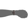 Tommy Hilfiger Mens Gold Quartz Watch with Leather Calfskin Strap, Black, 20 (Model: 1710377)