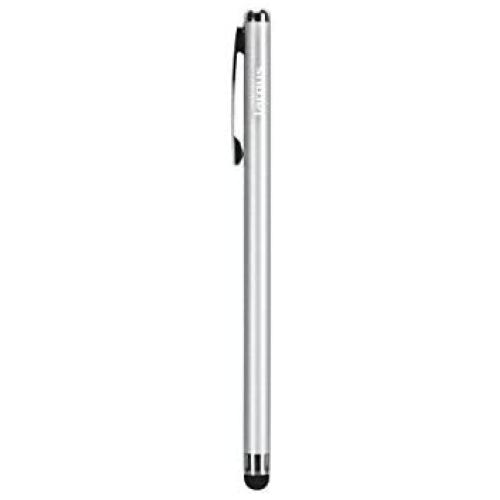 Targus Slim Stylus Pen for Tablets and Smartphones, Apple iPad, Samsung Galaxy, and ALL Touchscreen devices with Slim Durable Rubber Tip, Silver (AMM1205US)