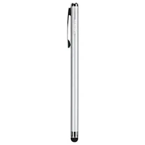 Targus Slim Stylus Pen for Tablets and Smartphones, Apple iPad, Samsung Galaxy, and ALL Touchscreen devices with Slim Durable Rubber Tip, Silver (AMM1205US)