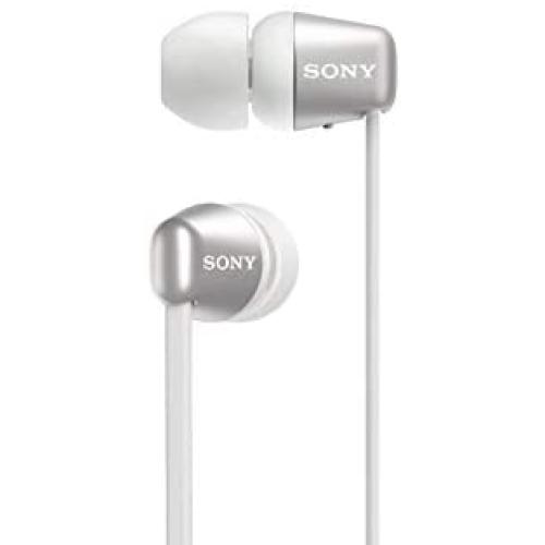 Sony WI-C310 Wireless in-Ear Headset/Headphones with mic for Phone Call, White (WI-C310/W)