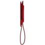 Ghostek Loop Phone Strap Holder for Hand with Metal Ring Stand and Car Holder Magnet Magnetic Smartphone Gripper Has Stick-On Adhesive and is Compatible with Cell Phone Cases, iPhone, Galaxy - (Red)