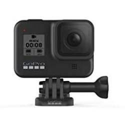 GoPro HERO8 Black - Waterproof Action Camera with Touch Screen 4K Ultra HD Video 12MP Photos 1080p Live Streaming Stabilization