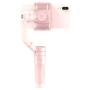 FeiyuTech Vlog Pocket 3-Axis Foldable Handheld Gimbal Stabilizer for All Cellphone with The Width Between 42-88mm, Matching with Carry Bag,Tripod,Extension Rod,Color (Pink)