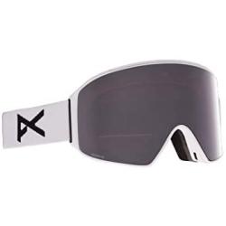 Anon Mens M4 Goggle Cylindrical with Spare Lens and MFI Face Mask, White/Perceive Sunny Onyx