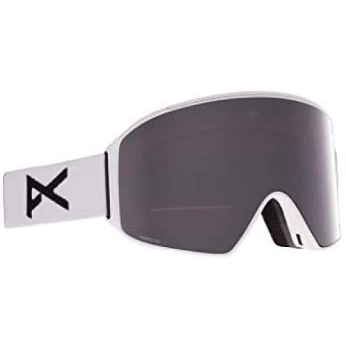 Anon Mens M4 Goggle Cylindrical with Spare Lens and MFI Face Mask, White/Perceive Sunny Onyx