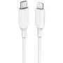 USB C to Lightning Cable (3 ft), Anker Powerline III MFi Certified Fast Charging Lightning Cable for iPhone 11 Pro 11 Pro Max X XS XR Max 8 Airpods Pro, Supports Power Delivery (White)