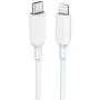 USB C to Lightning Cable (3 ft), Anker Powerline III MFi Certified Fast Charging Lightning Cable for iPhone 11 Pro 11 Pro Max X XS XR Max 8 Airpods Pro, Supports Power Delivery (White) USB C to Lightning Cable (3 ft), Anker Powerline III MFi Certified Fast Charging Lightning Cable for iPhone 11 Pro 11 Pro Max X XS XR Max 8 Airpods Pro, Supports Power Delivery (White)