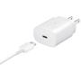 Samsung EP-TA800XWEGUS 25W USB-C Super Fast Charging Wall Charger - White (US Version with Warranty)