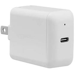 AmazonBasics 15W One-Port USB-C Wall Charger for Tablets and Phones with Power Delivery - White