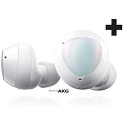Samsung Galaxy Buds+ Plus, True Wireless Earbuds w/improved battery and call quality (Wireless Charging Case included), White – US Version