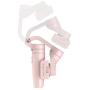 FeiyuTech Vlog Pocket 3-Axis Foldable Handheld Gimbal Stabilizer for All Cellphone with The Width Between 42-88mm, Matching with Carry Bag,Tripod,Extension Rod,Color (Pink)