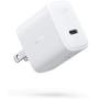 PD Charger AUKEY 18W USB C Charger with Power Delivery 3.0 & Foldable Plug, Ultra Compact Fast Charger Adapter Type C Wall Charger for iPhone 11 Pro Max/SE, iPad Pro, AirPods Pro, Pixel 4 XL, LG V50