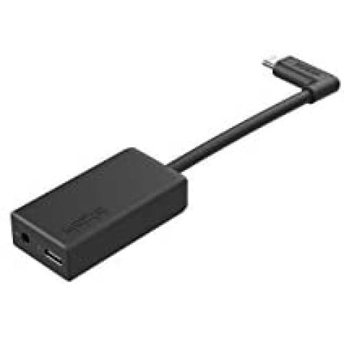 GoPro Pro 3.5mm Mic Adapter for (HERO8 Black/HERO7 Black/HERO6 Black/HERO5 Black) - Official GoPro Accessory