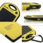 Levin Dual USB Port 6000mAh Portable Solar Panel Charger for iPhones, Windows and Android Phones - Yellow