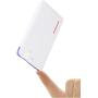 Ultra-Slim Ultra-Portable Ultra-Safe 2500mAh Wallet Pocket Power Card Power Bank, ONE-for-All External Mini Battery for Most Smart Phone and Digital Devices(White with Lightning Adapter)