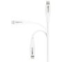 AmazonBasics Lightning to USB A Cable, Advanced Collection, MFi Certified Apple iPhone Charger, White, 3 Foot