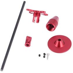 Pixnor Apm2.6 MWC GPS Compass Antenna Folding Fixed Mount Bracket Holder for DJI Red