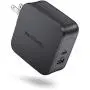 USB C Charger RAVPower 61W PD 3.0 Wall Charger Power Delivery Type C Fast Charger 2 Port Portable Charger for MacBook Pro Dell XPS iPad Pro iPhone 11 Pro Max Pixel 2 XL 3XL Galaxy S10 Nintendo Switch