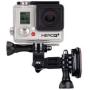 Universal Helmet Mount Kit with Action Mount Adapter for Smartphone, Operable with Any Phone. Includes Parts Shown, with Wrench and Universal Phone Adapter. Compatible with GoPro Cameras.