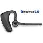 Bluetooth Headset 5.0, aptX HD 16 Hrs Talktime Bluetooth Earpiece, Noise Cancelling Mute Key Wireless Earphones for Cell Phones Business Trucker Office