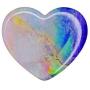 Senoj Forever: Heart Shape Phone Socket Mount Expanding Phone Holder Grip and Universal Collapsible Stand for Smartphones and Tablets - Glossy (Dark Opal)