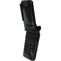 BELTRON Leather Fitted Case for Orbic Journey V Verizon Flip Phone - Features: Rotating Belt Clip, Screen & Keypad Protection, Secure Fit