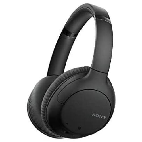 Sony Noise Cancelling Headphones WHCH710N: Wireless Bluetooth Over The Ear Headset with Mic for Phone-Call, Black (WHCH710N/B)
