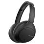 Sony Noise Cancelling Headphones WHCH710N: Wireless Bluetooth Over The Ear Headset with Mic for Phone-Call, Black (WHCH710N/B)