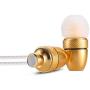 Betron ELR50 Earphones, in Ear Headphones with Mic and Remote Control, Noise Isolating Earbuds, Bass Driven Sound, Premium Audio Quality, Compatible with iPhone and Android Devices, Gold