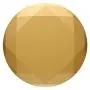 PopSockets PopGrip - Expanding Stand and Grip with Swappable Top - Metallic Diamond Medallion Gold