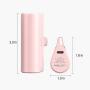 iWALK Small Portable Charger 4500mAh Ultra-Compact Power Bank Cute Battery Pack Compatible with iPhone 11 Pro/XS Max/XR/X/8/7/6/Plus Airpods and More,Pink