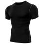 Neleus Mens 3 Pack Athletic Compression Under Base Layer Sport Shirt