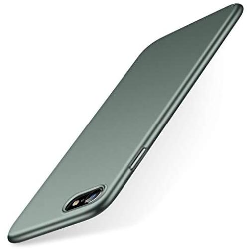 TORRAS Slim Fit iPhone SE 2020 Case/iPhone 7 Case/iPhone 8 Case, Full Protective Anti-Scratch Phone Case Compatible with iPhone SE Case (2nd)/iPhone 7/8, Midnight Green