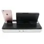 Mcbazel iPega PG 9119 Multi-Purpose Dual Charging Station Dock with Audio Speaker for Nintendo Switch iOS Android Smart Phone Silver Mcbazel iPega PG 9119 Multi-Purpose Dual Charging Station Dock with Audio Speaker for Nintendo Switch iOS Android Smart Phone Silver