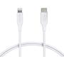 AmazonBasics USB-C to Lightning Cable, MFi Certified Apple Charger for iPhone 11 Pro/11 Pro Max - White, 3-Foot