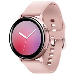 Samsung Galaxy Watch Active2 W/ Enhanced Sleep Tracking Analysis, Auto Workout Tracking, and Pace Coaching (40mm, GPS, Bluetooth), Pink Gold - US Version with Warranty