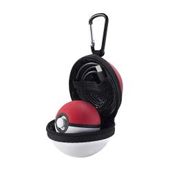 Insten Carry Case for Poke Ball Plus Pokemon Lets go Pikachu Eevee Game Controller , Portable Travel EVA Hard Zip PokeBall Pouch with Carabiner compatible with Nintendo Switch & Smartphone Mobile Game