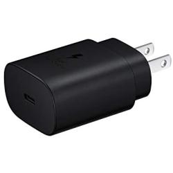 Samsung 25W USB-C Super Fast Charging Wall Charger - Black (US Version with Warranty)