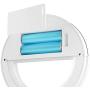 Movo PRL-1 Clip-on Mobile Selfie Ring Light with 36 Ultra-Bright LEDs, 3 Output Levels, Compatible with iPhone, iPad, Android Smartphones, Tablets and Laptops