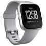 Fitbit Versa Smart Watch, Gray/Silver Aluminium, One Size (S & L Bands Included) (Renewed)