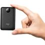 Aigo Power Bank 10000mAh Portable Charger Pack,Smallest External Battery for iPhone,Android,Samsung Galaxy,iPad,Tablets,Heavy-Duty and Compact Universal Powerbank with LCD Display & USB-C Port,Black