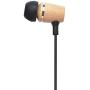 Francois et Mimi Elite Genuine 3.5mm Wood in-Ear Noise-isolating Earbuds Headphones with Mic, Retail Packaging!