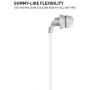 Sleep Earphone ，Gift Bag，Sleeping Earphone Unique Total Soft Silicone Perfect for Insomnia, Side Sleeper， Noise Isolating Ear Plugs Sleep Earbuds Headphones, Air Travel,Snoring, Relaxation (White)