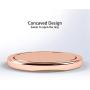 Ultra Slim Phone Ring Holder, Tomorotec Thin Cell Phone Ring Stand for Magnetic Car Mount with Black Car Mount Hook - for iPhone X XR XS 8 7 Plus 6S 6 5s 5 SE, Galaxy S8 S7 S6 Edge (Rose Gold)
