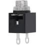 Audio Socket Plug Adapter Terminals Electrical Accessory DIP 3.5MM Pin with Nut for Mobile Phone and Headset