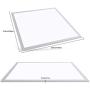 MACTING LED Shadowless Light Lamp Panel Photo Studio Fill Light 22.8in X 22.8in 7500k Dimmable Photography Softbox Bottom Light with US Plug for Food Jewelry Crafts Cosmetic.