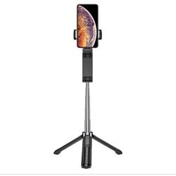 Without Battery It Tripod Selfie Stick Does not disassemble All-in-one Mobile Phone Horizontal and Vertical Shooting Universal Bluetooth Selfie Beauty Shot Artifact (Black)