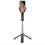 Without Battery It Tripod Selfie Stick Does not disassemble All-in-one Mobile Phone Horizontal and Vertical Shooting Universal Bluetooth Selfie Beauty Shot Artifact (Black)